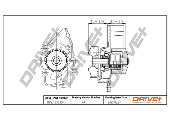 Water Pump - DP2310.10.100 Dr!ve+