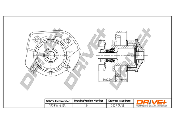 vandens siurblys - DP2310.10.103 Dr!ve+