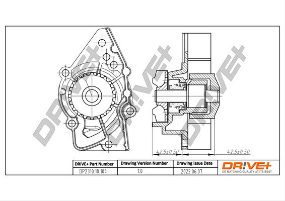 Water Pump - DP2310.10.104 Dr!ve+