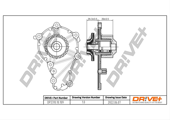 Pompa acqua - DP2310.10.109 Dr!ve+