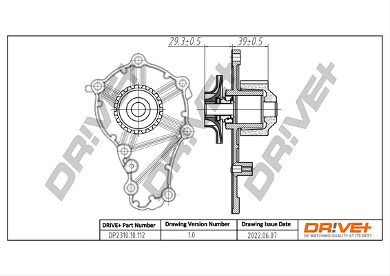 Pompa acqua - DP2310.10.112 Dr!ve+