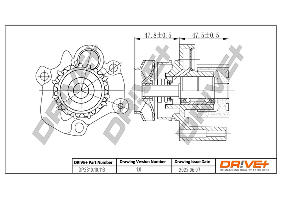 Water Pump - DP2310.10.113 Dr!ve+