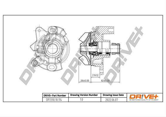 Water Pump - DP2310.10.114 Dr!ve+