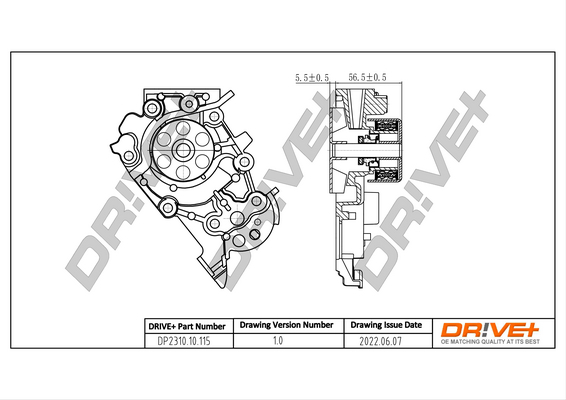 Water Pump - DP2310.10.115 Dr!ve+