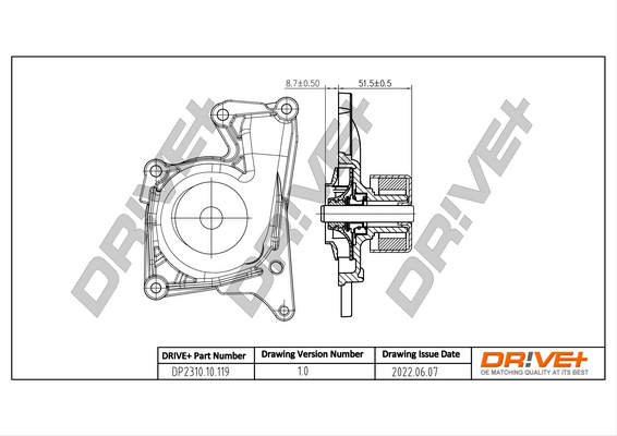 Water Pump - DP2310.10.119 Dr!ve+