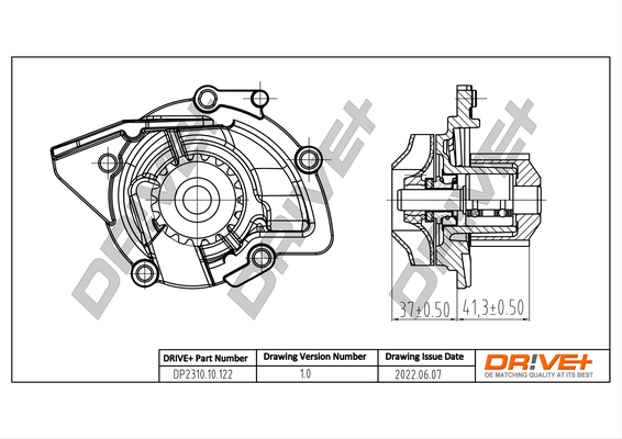 Water Pump - DP2310.10.122 Dr!ve+