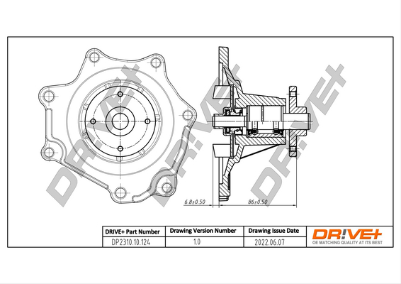 Water Pump - DP2310.10.124 Dr!ve+