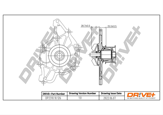 Pompa acqua - DP2310.10.126 Dr!ve+