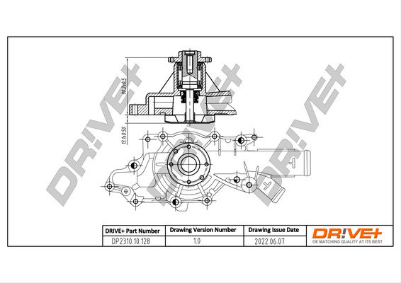 Water Pump - DP2310.10.128 Dr!ve+