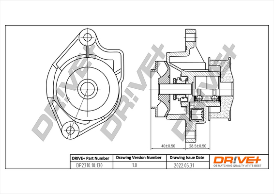 Water Pump - DP2310.10.130 Dr!ve+