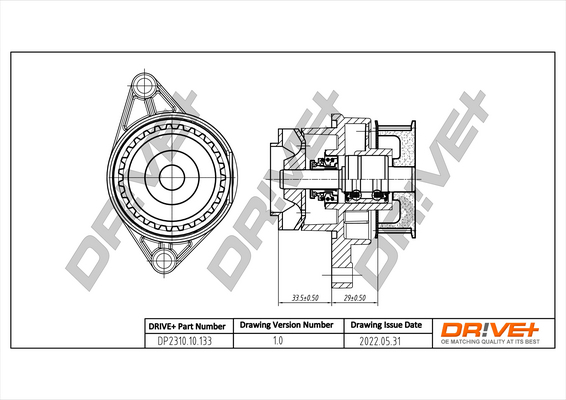 Water Pump - DP2310.10.133 Dr!ve+