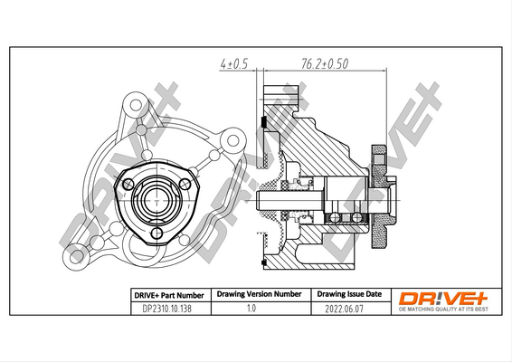 Water Pump - DP2310.10.138 Dr!ve+