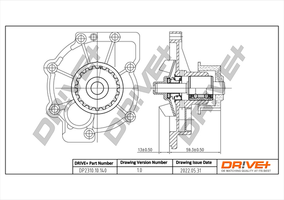 Pompa acqua - DP2310.10.140 Dr!ve+