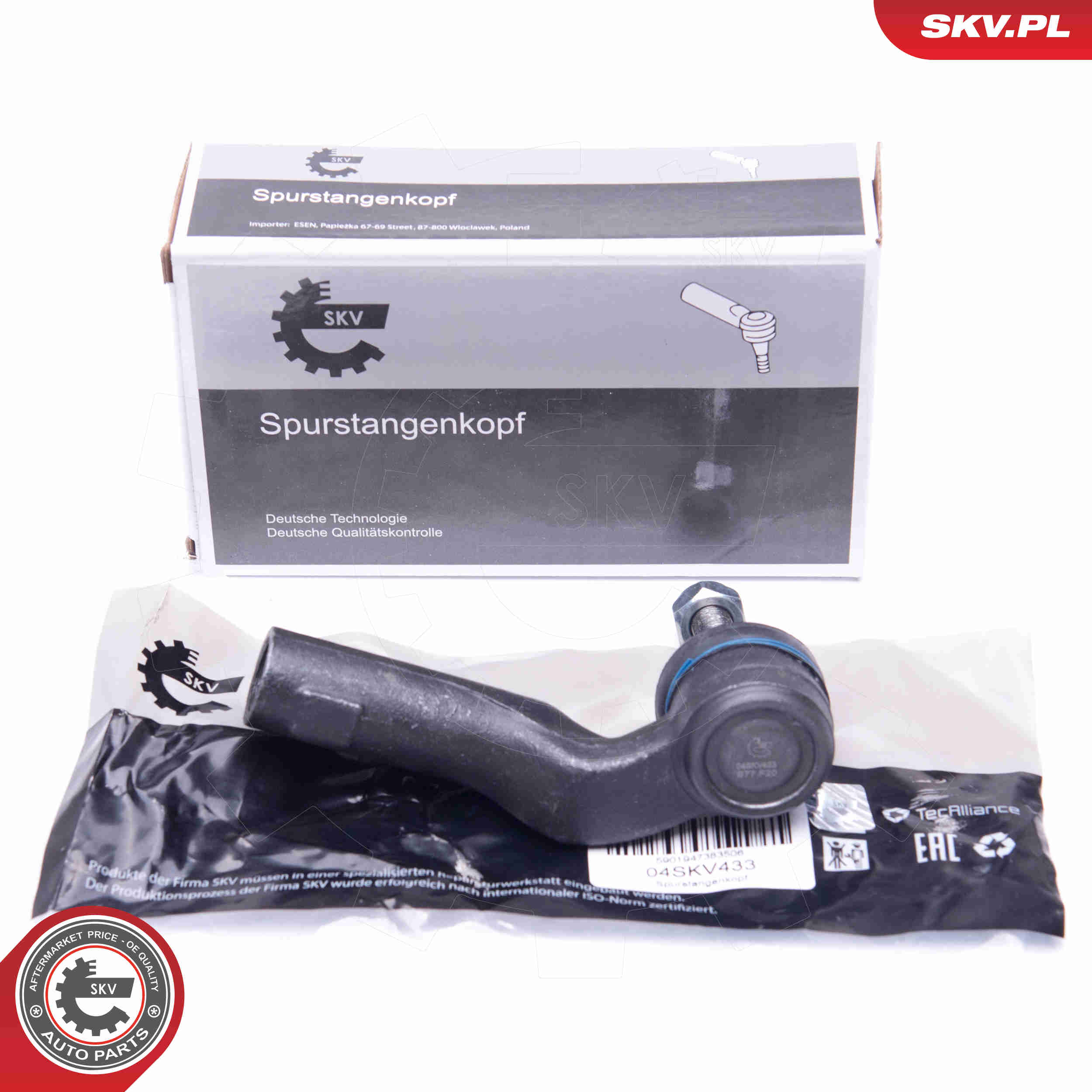 Наконечник поперечной рулевой тяги - 04SKV433 ESEN SKV