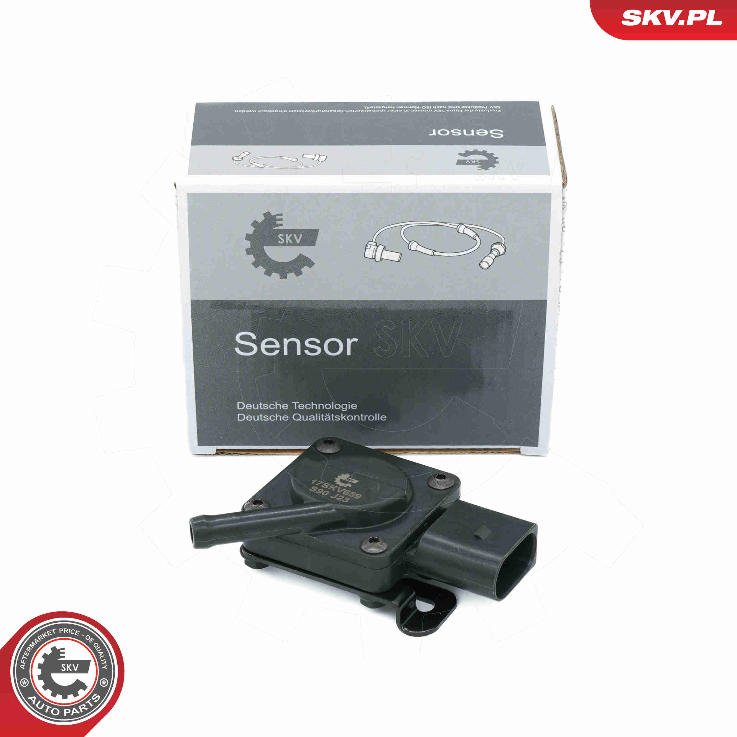 Sensore, Pressione gas scarico - 17SKV659 ESEN SKV