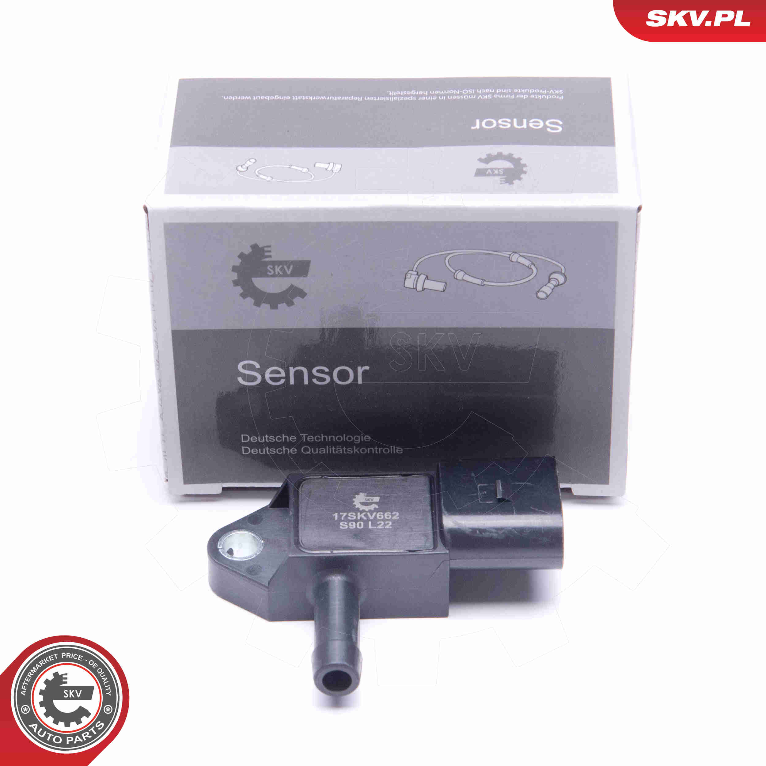 Sensor, exhaust pressure - 17SKV662 ESEN SKV