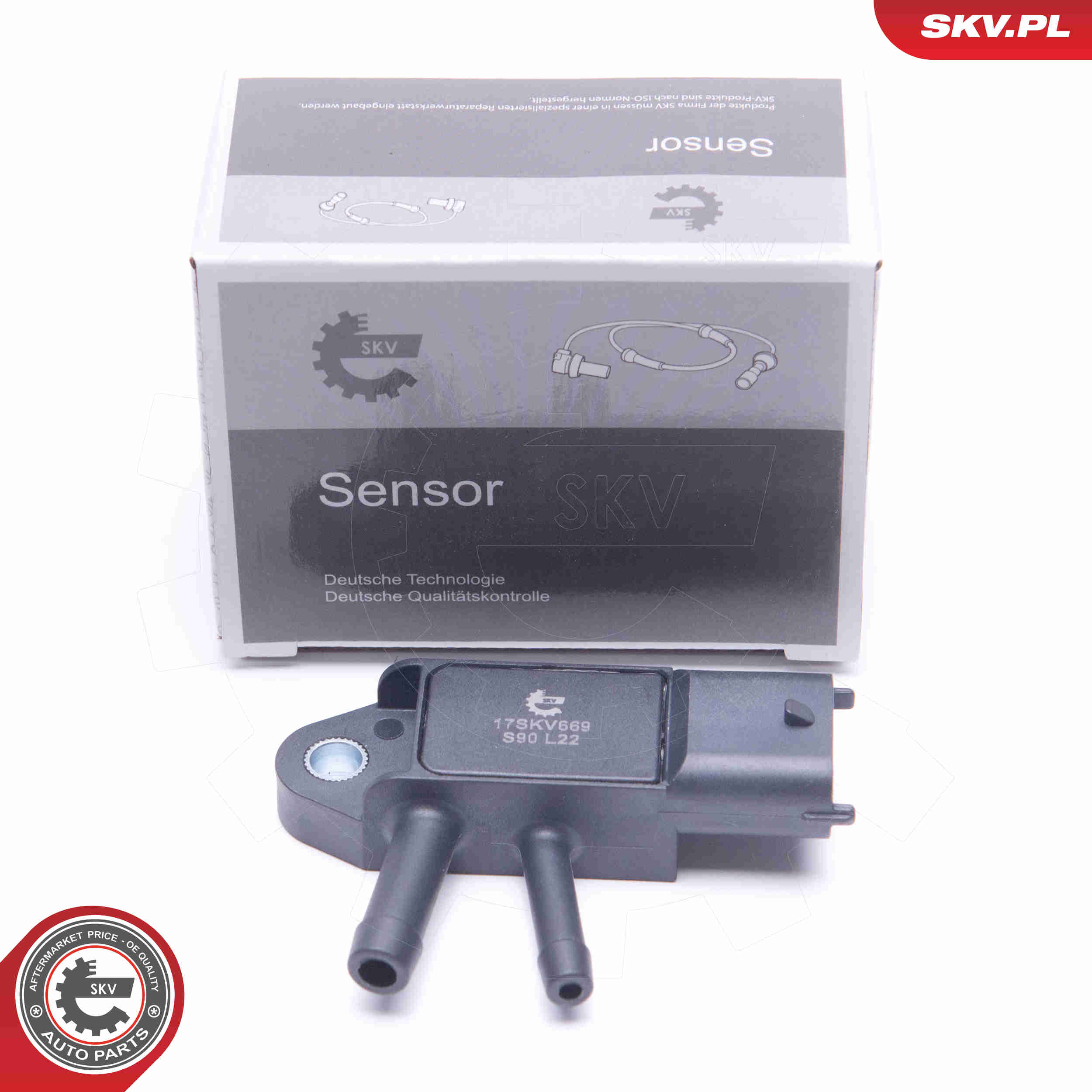 Sensore, Pressione gas scarico - 17SKV669 ESEN SKV