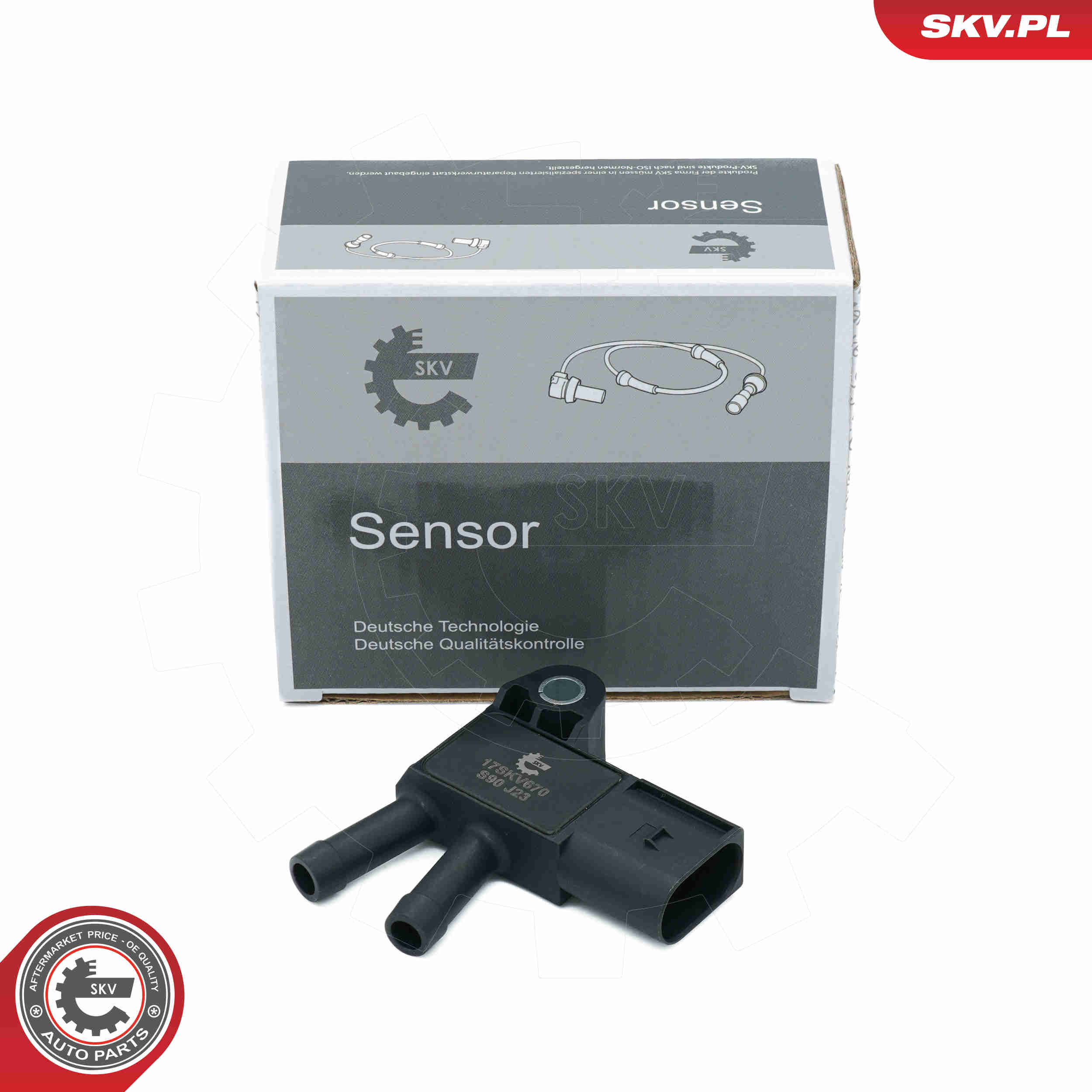 Sensore, Pressione gas scarico - 17SKV670 ESEN SKV