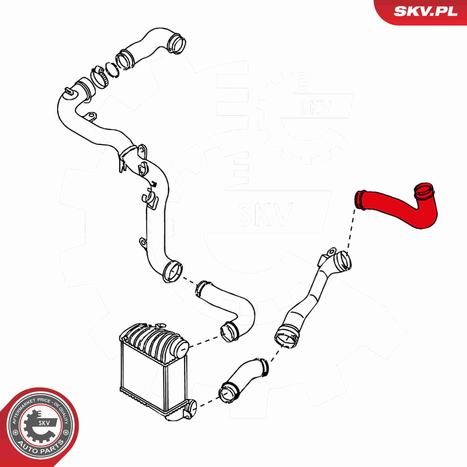Charger Air Hose - 24SKV001 ESEN SKV