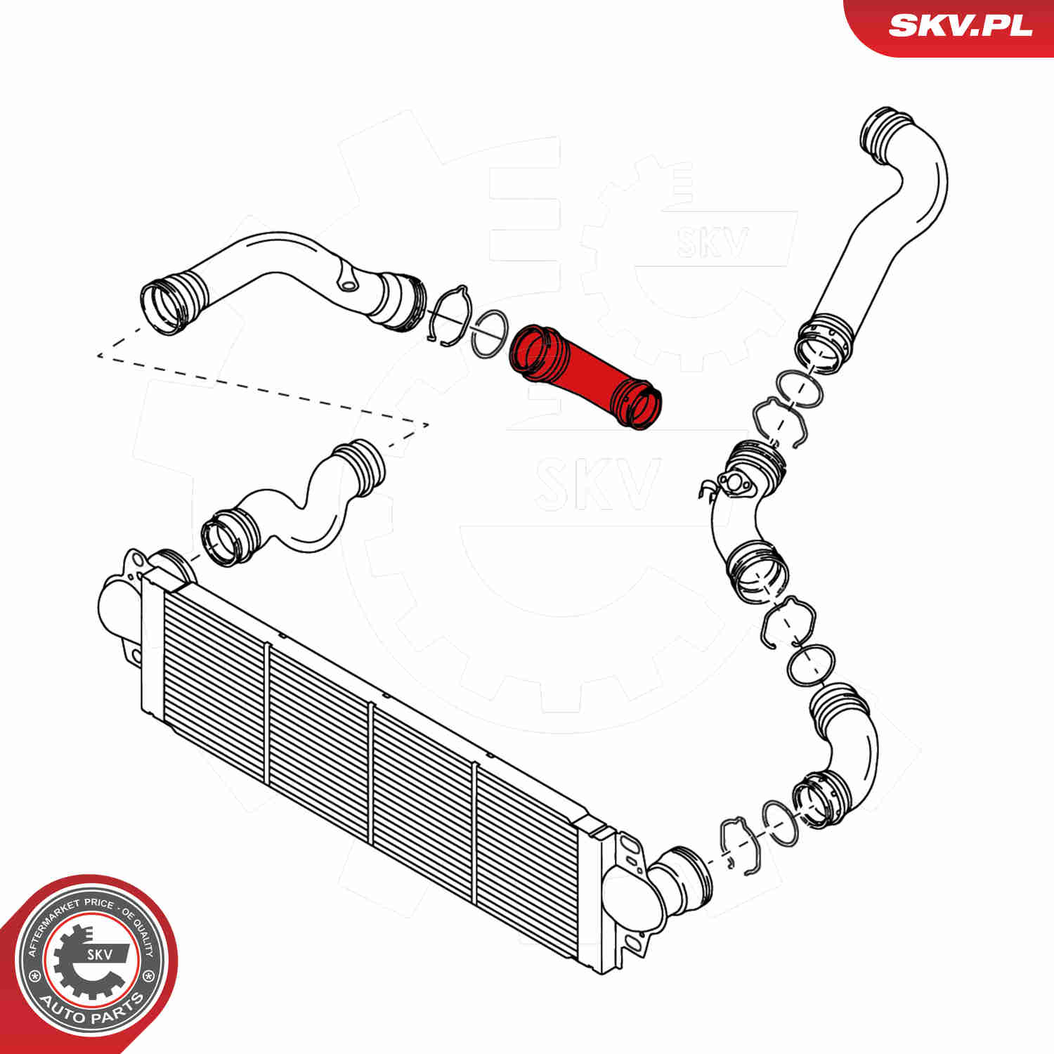 Charger Air Hose - 24SKV003 ESEN SKV