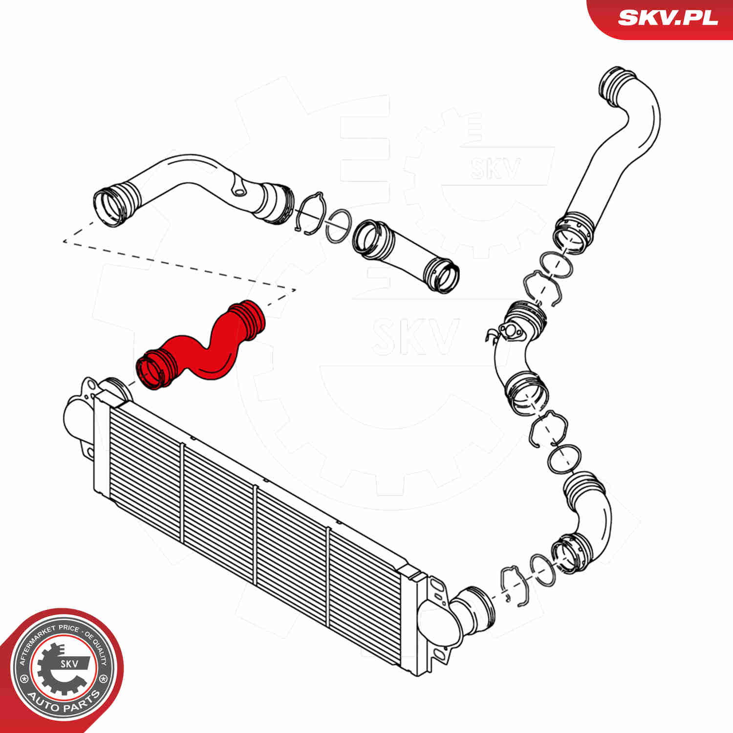 Charger Air Hose - 24SKV015 ESEN SKV