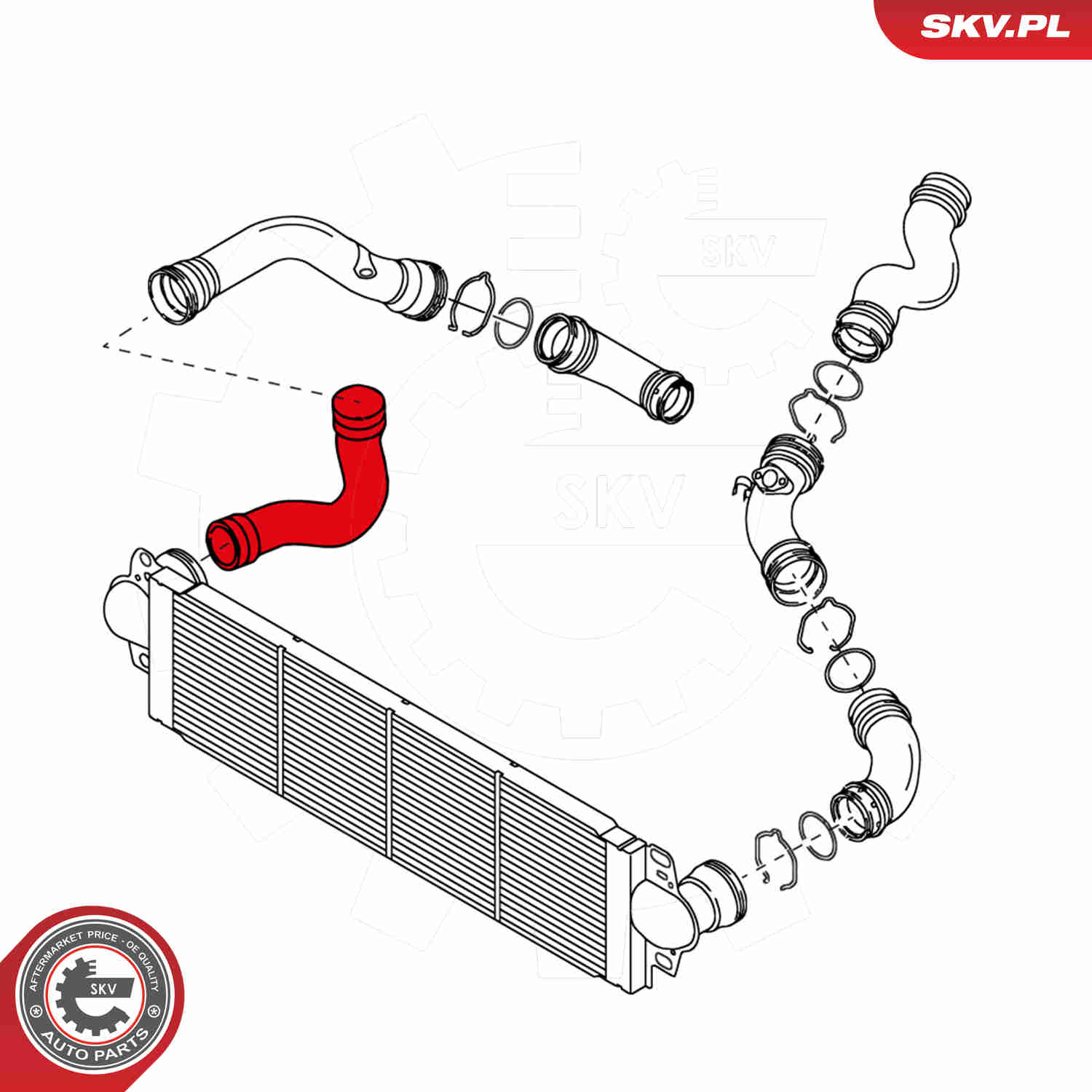 Charger Air Hose - 24SKV018 ESEN SKV