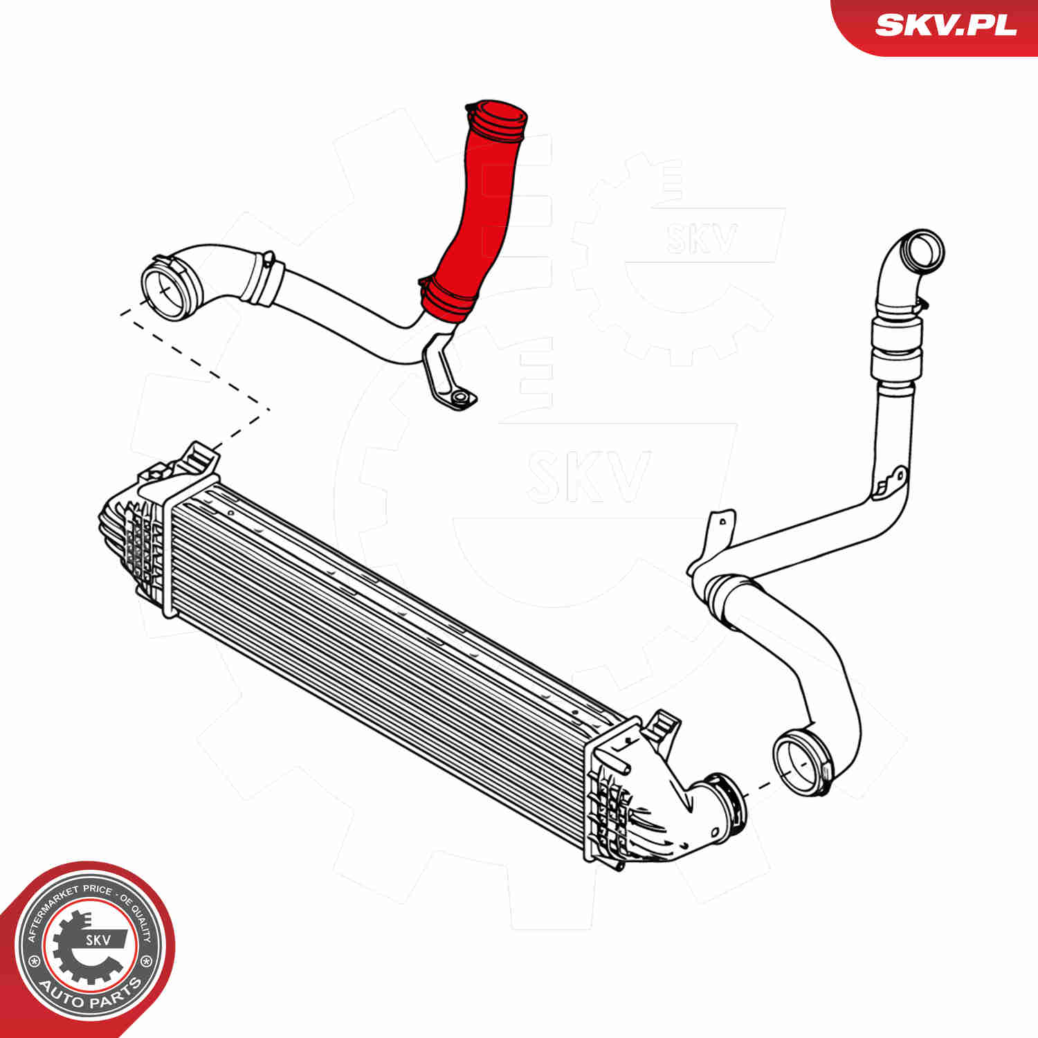 Charger Air Hose - 24SKV022 ESEN SKV
