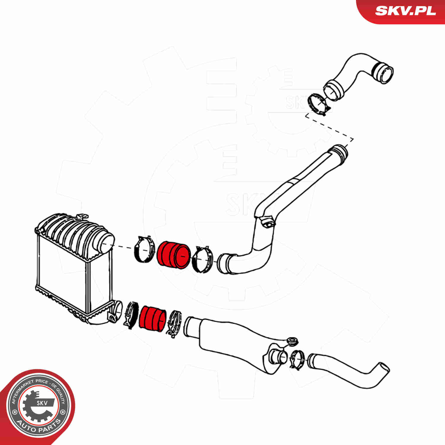 Charger Air Hose - 24SKV024 ESEN SKV