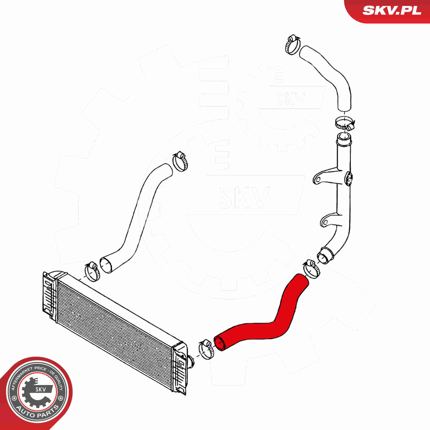 Charger Air Hose - 24SKV065 ESEN SKV