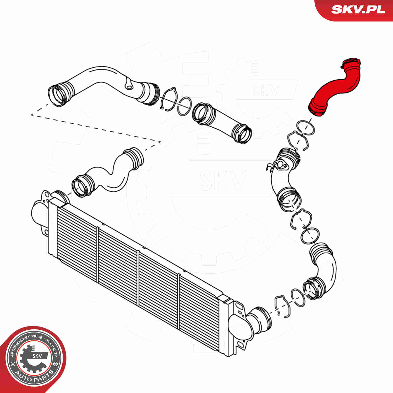 Charger Air Hose - 24SKV097 ESEN SKV