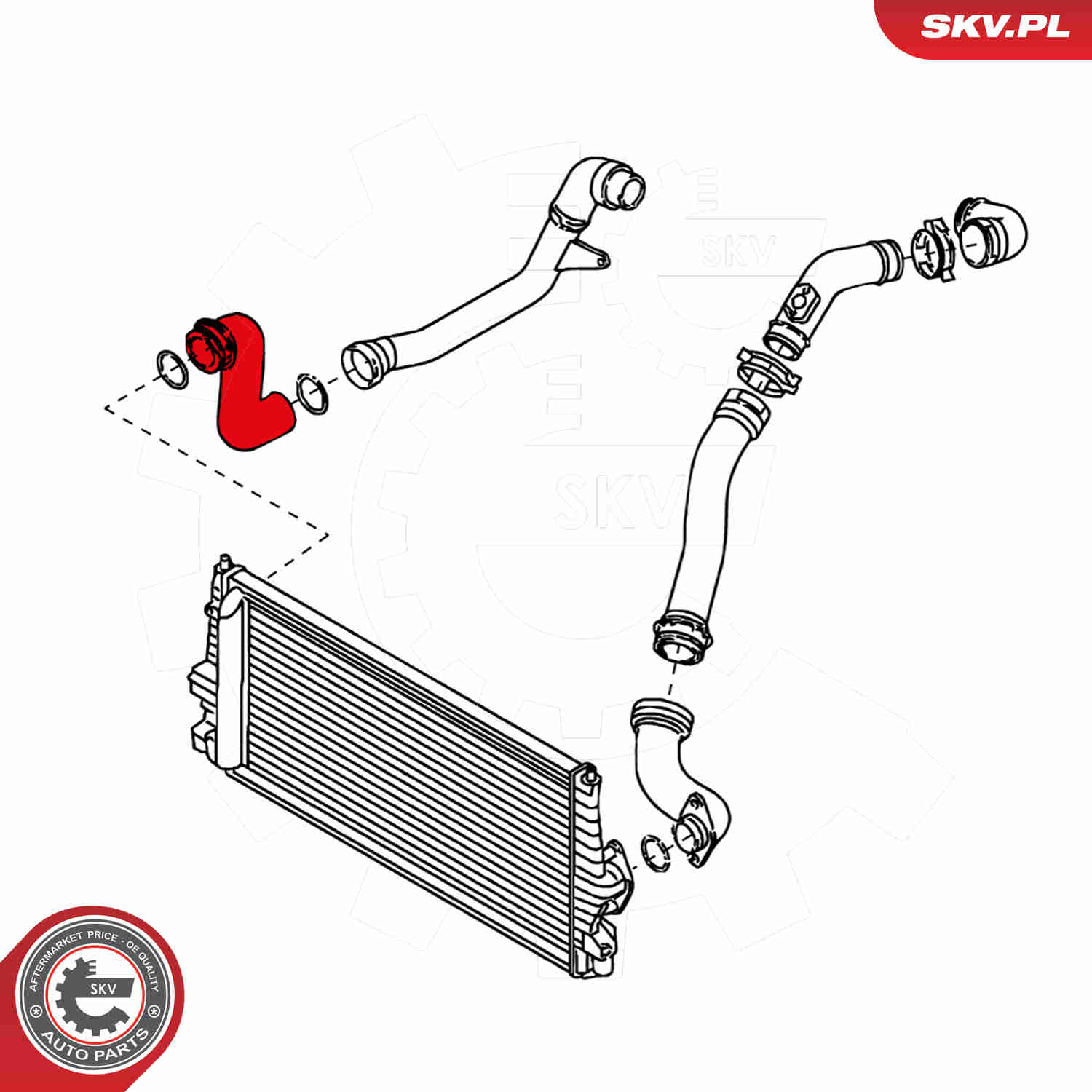Charger Air Hose - 24SKV101 ESEN SKV