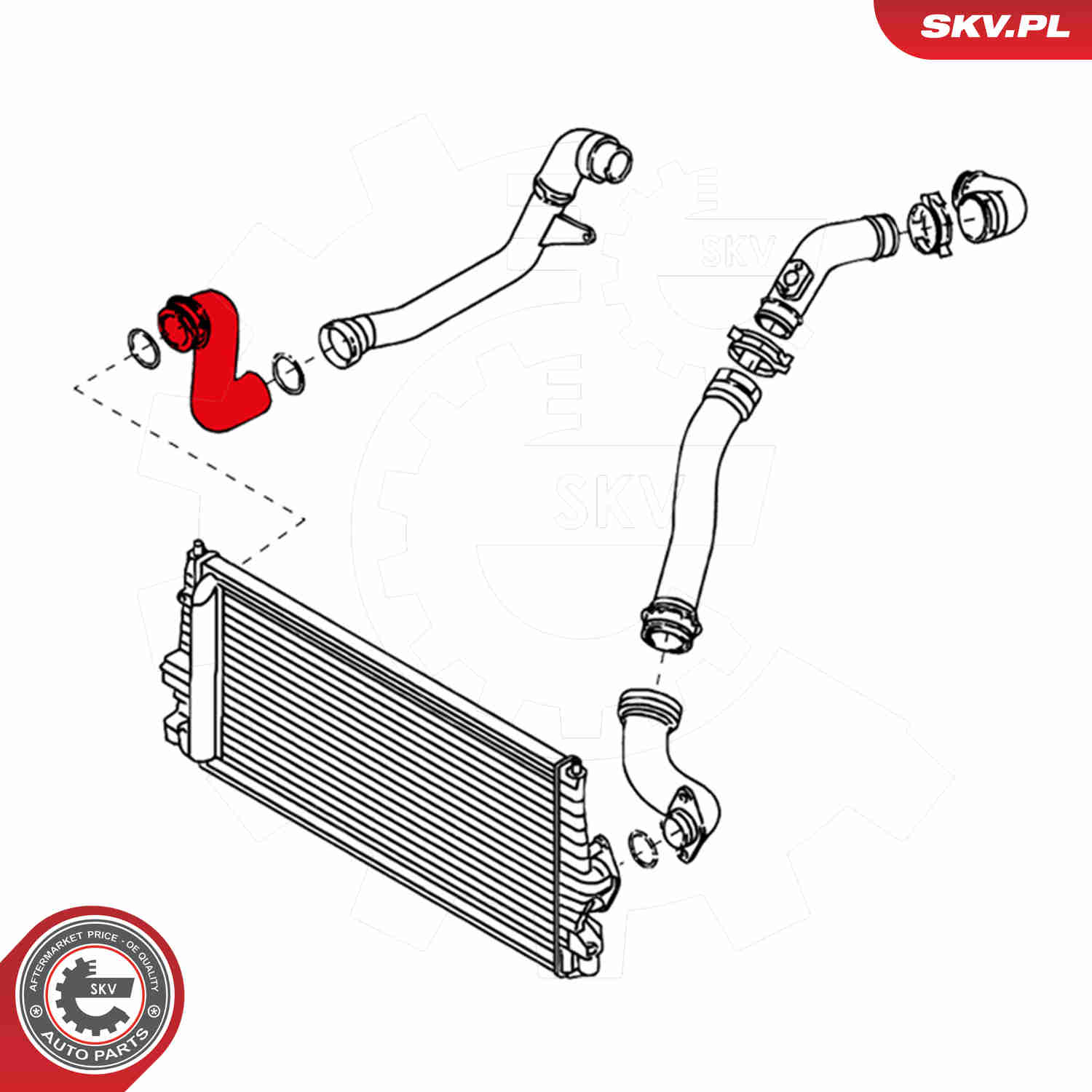 Charger Air Hose - 24SKV102 ESEN SKV