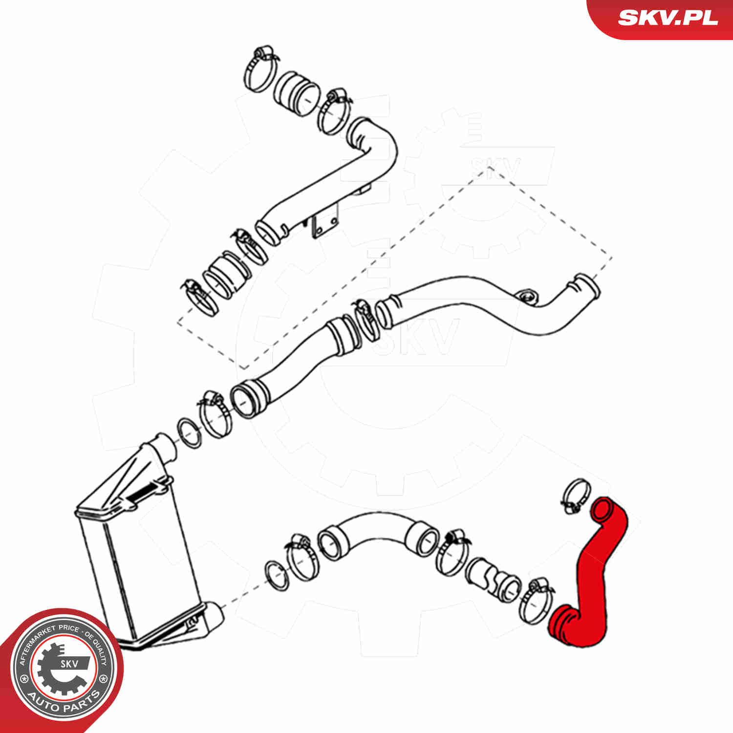 Charger Air Hose - 24SKV106 ESEN SKV