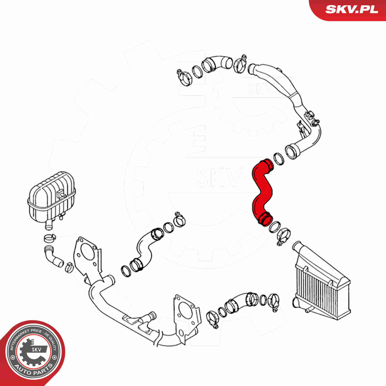 Charger Air Hose - 24SKV111 ESEN SKV