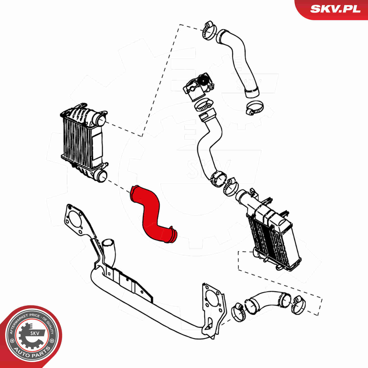 Charger Air Hose - 24SKV112 ESEN SKV