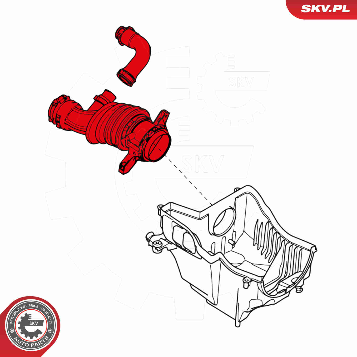 Charger Air Hose - 24SKV127 ESEN SKV