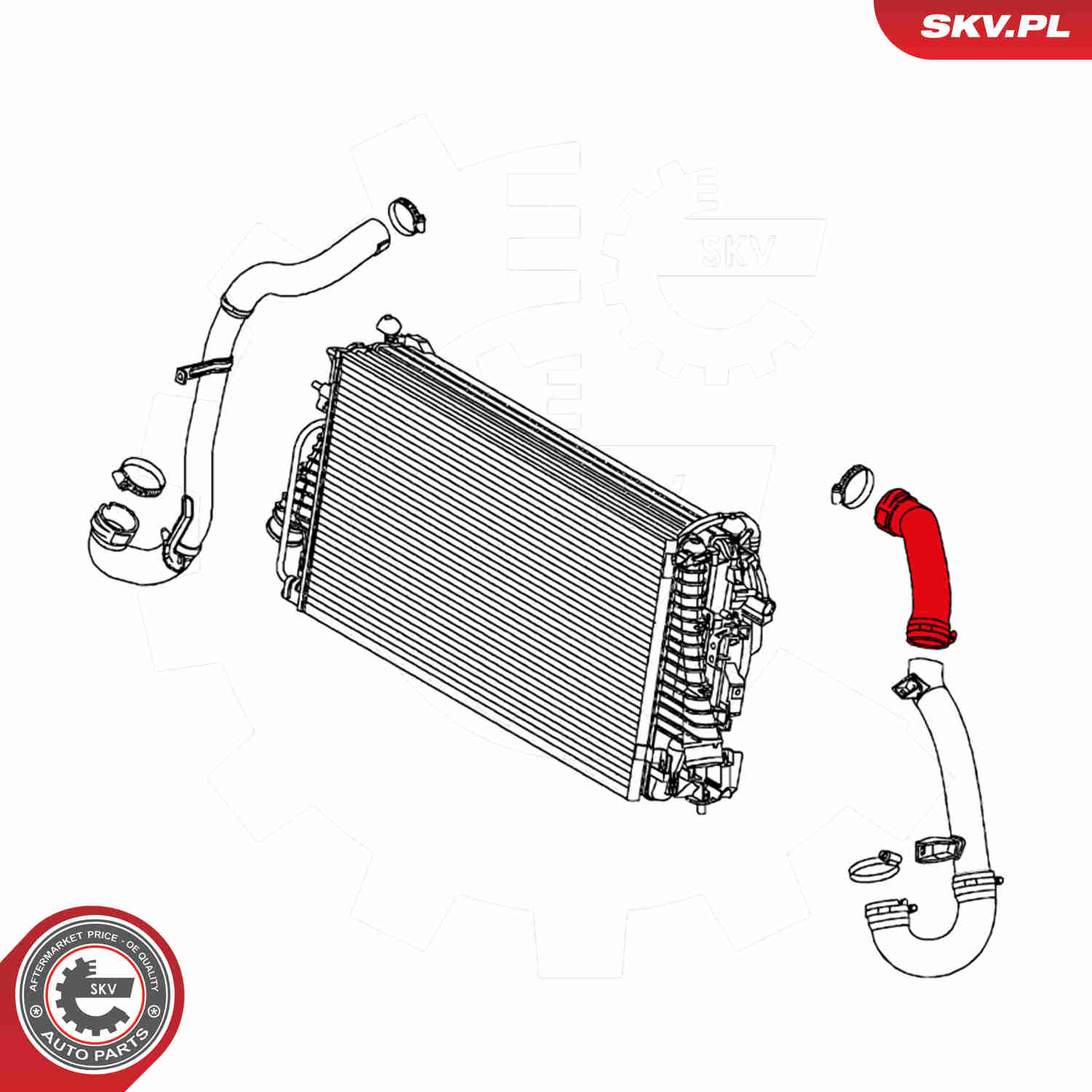 Charger Air Hose - 24SKV131 ESEN SKV