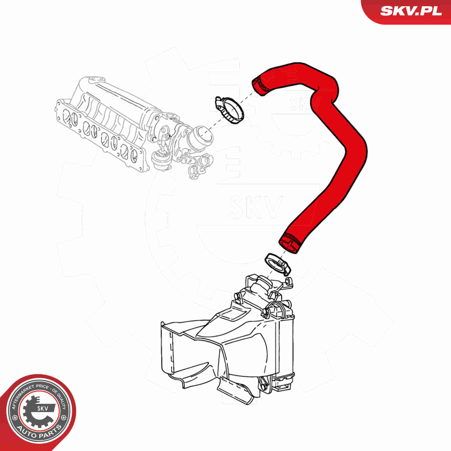 Charger Air Hose - 24SKV133 ESEN SKV