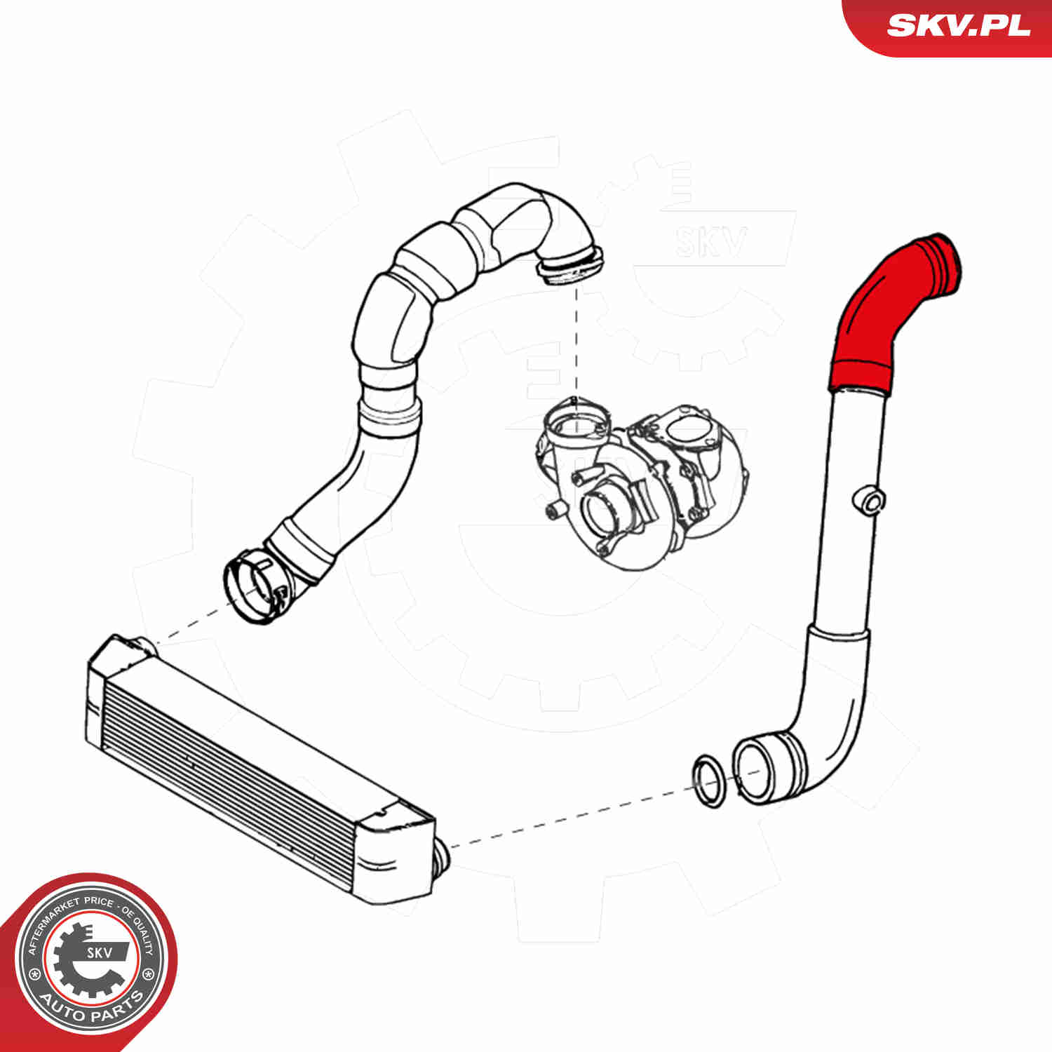 Charger Air Hose - 24SKV140 ESEN SKV