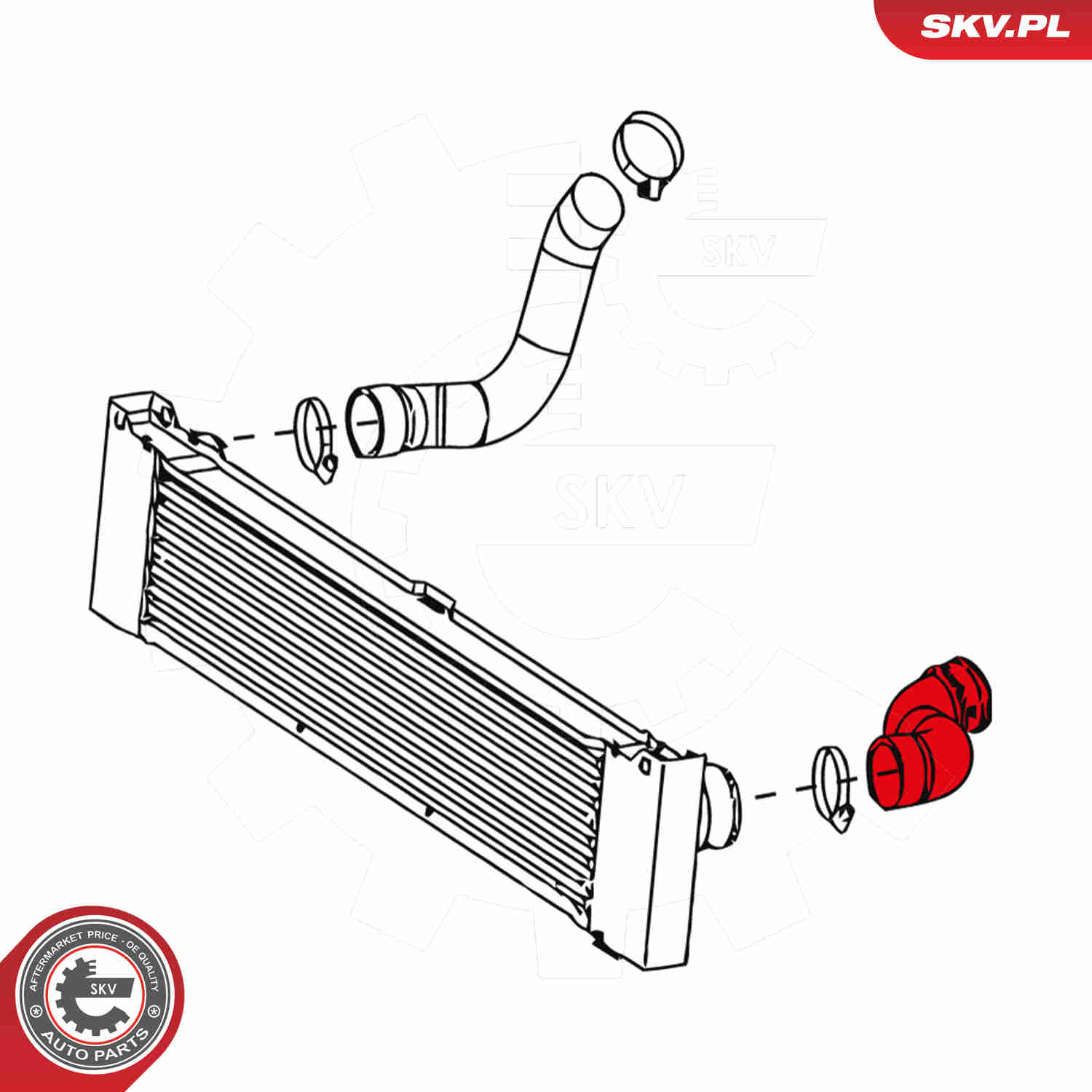 Charger Air Hose - 24SKV158 ESEN SKV
