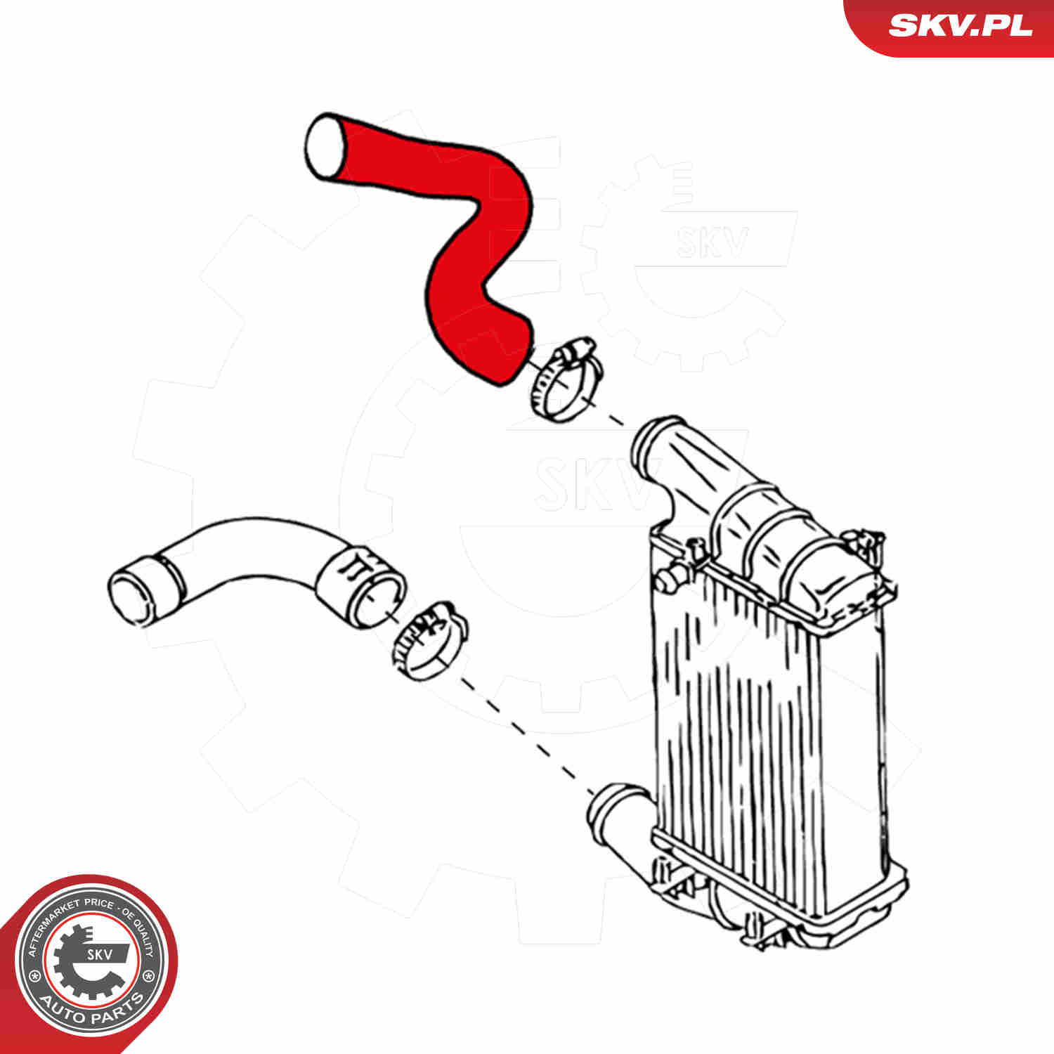 Charger Air Hose - 24SKV162 ESEN SKV