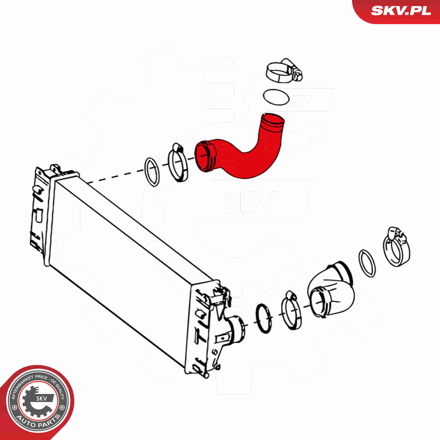 Charger Air Hose - 24SKV172 ESEN SKV