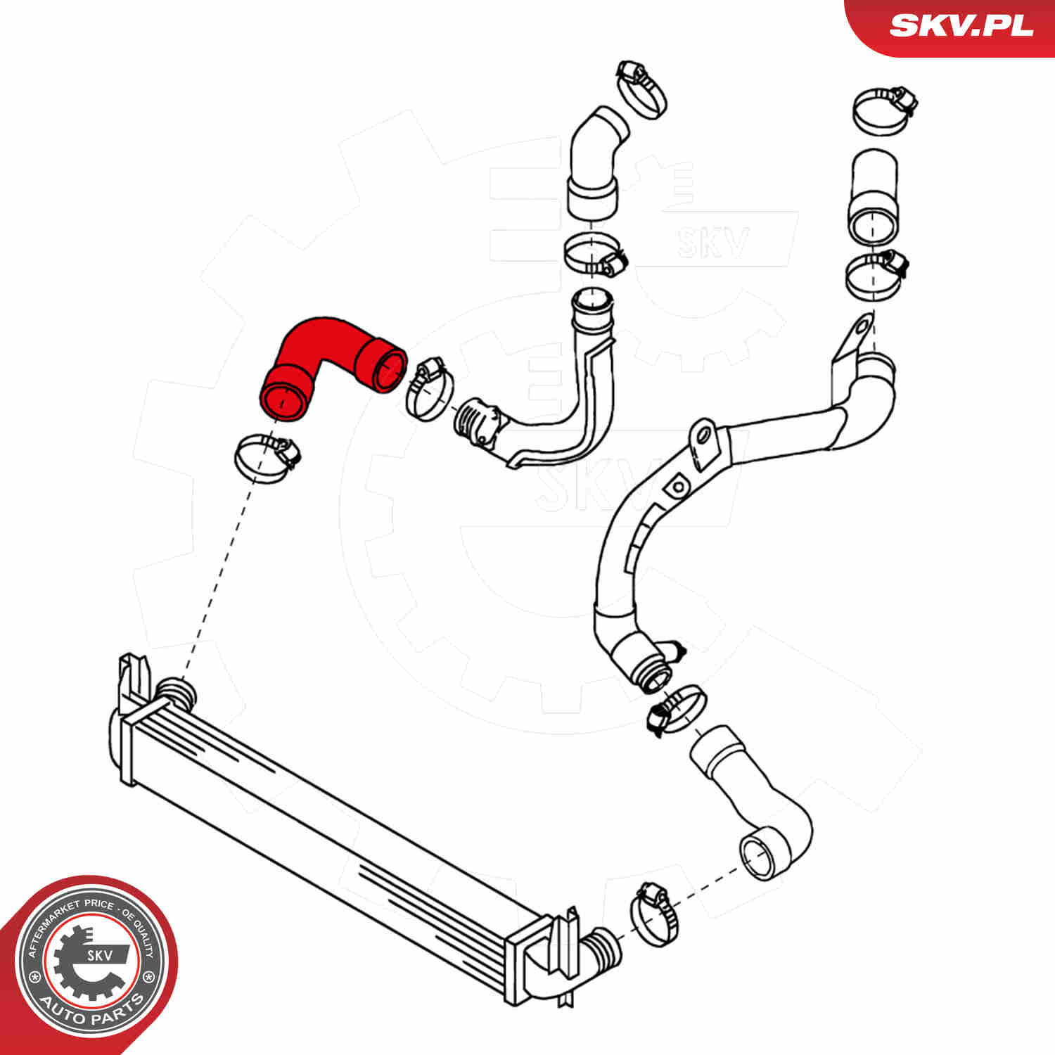 Charger Air Hose - 24SKV190 ESEN SKV