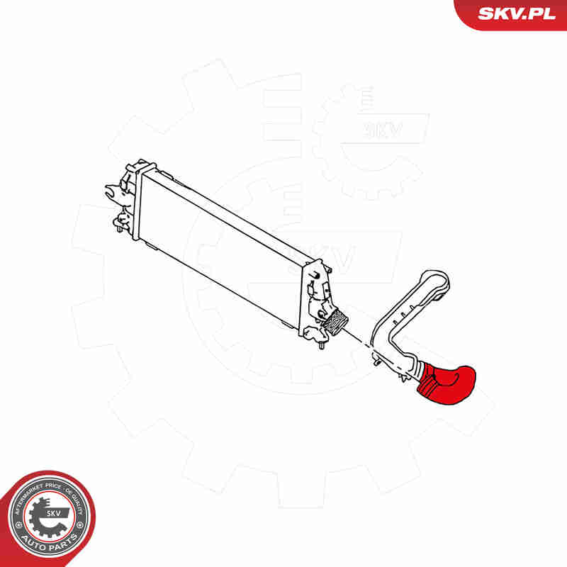 Charger Air Hose - 24SKV210 ESEN SKV