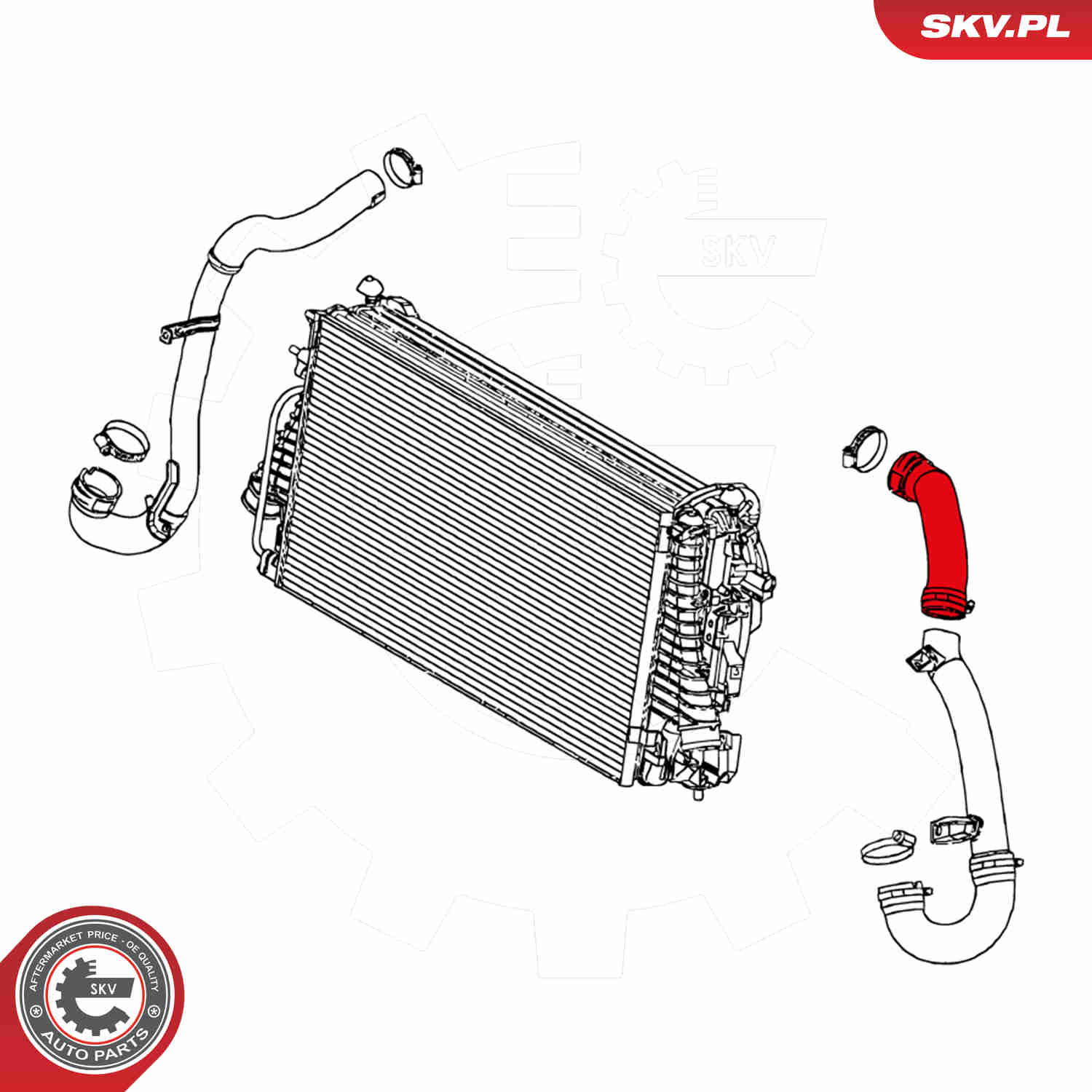 Charger Air Hose - 24SKV220 ESEN SKV