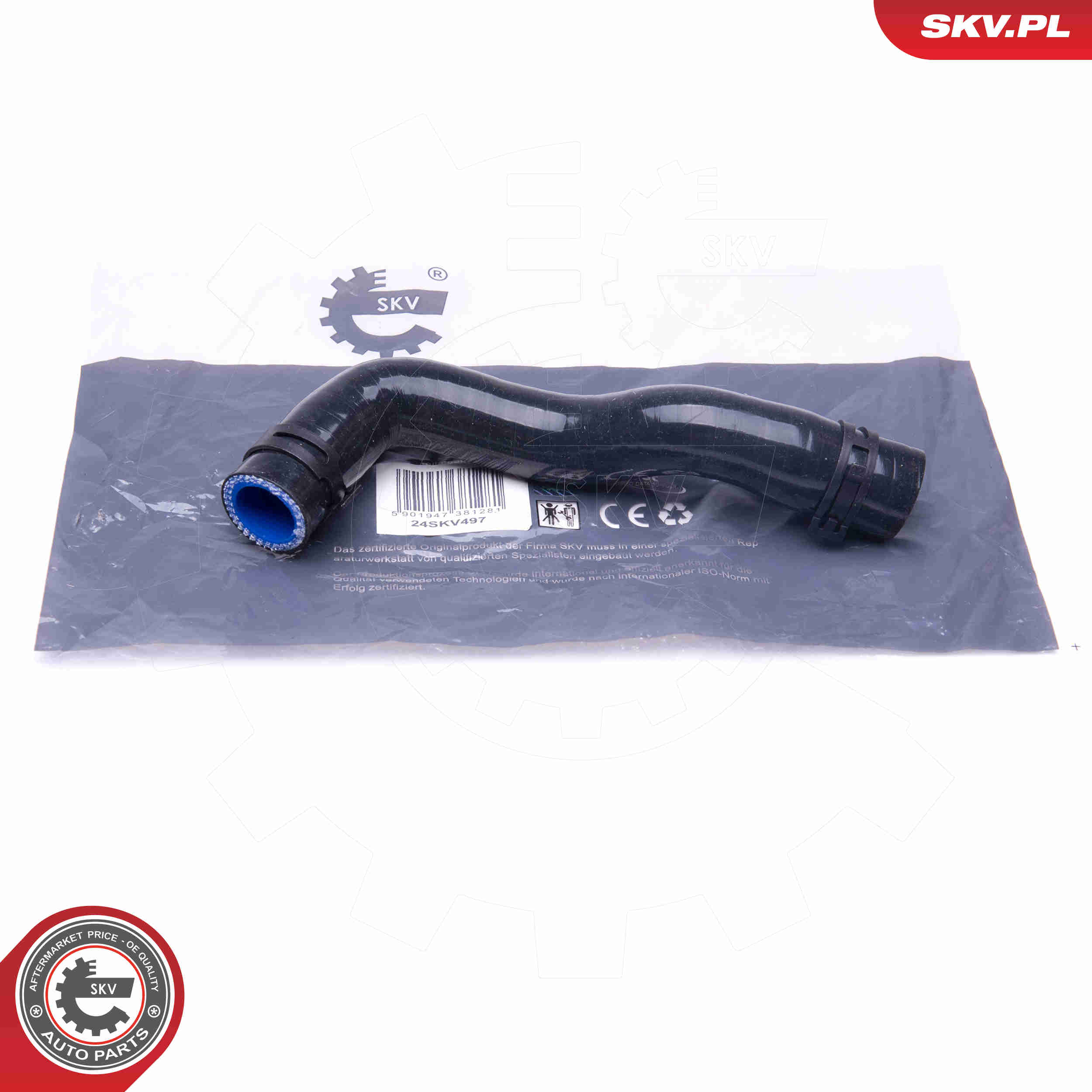 įsiurbimo vamzdis, oro filtras - 24SKV497 ESEN SKV