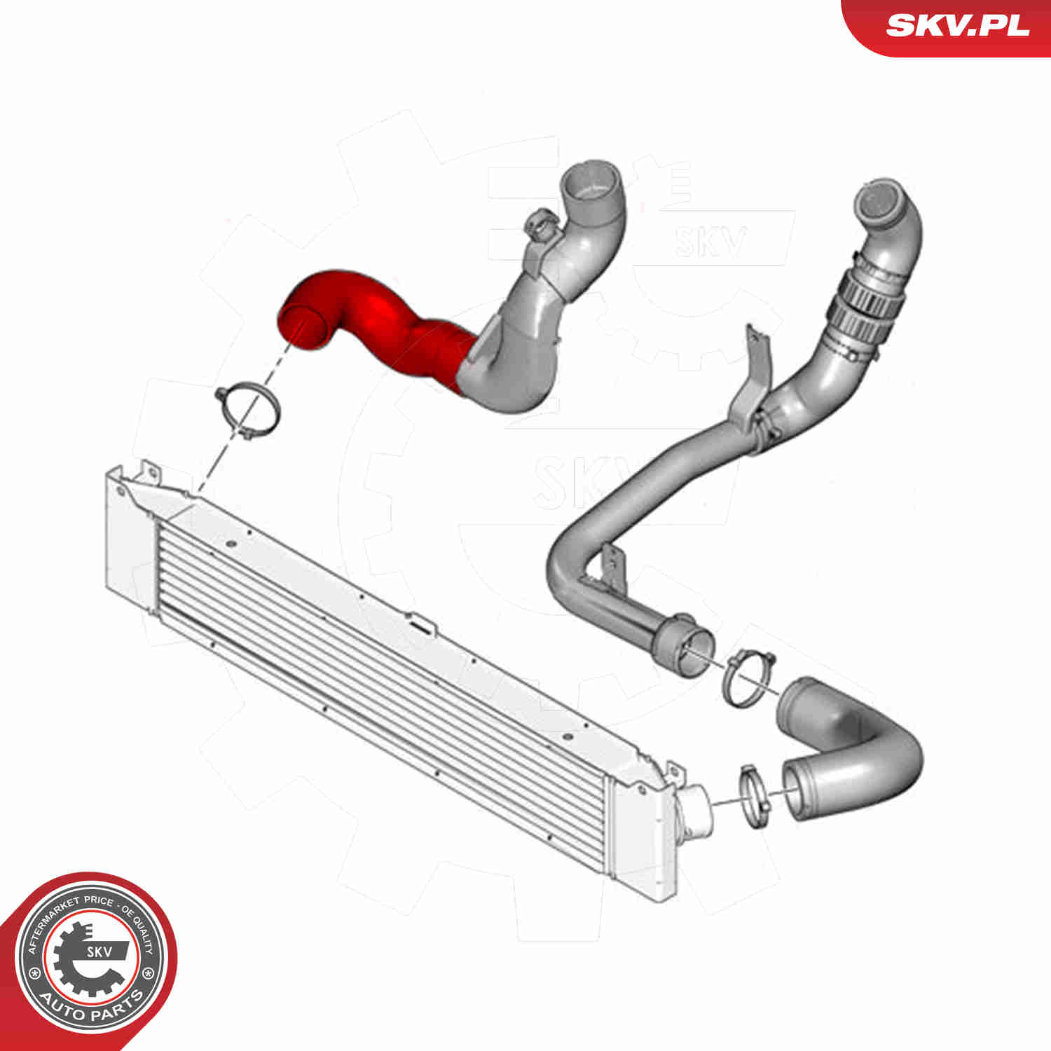 Charger Air Hose - 24SKV558 ESEN SKV