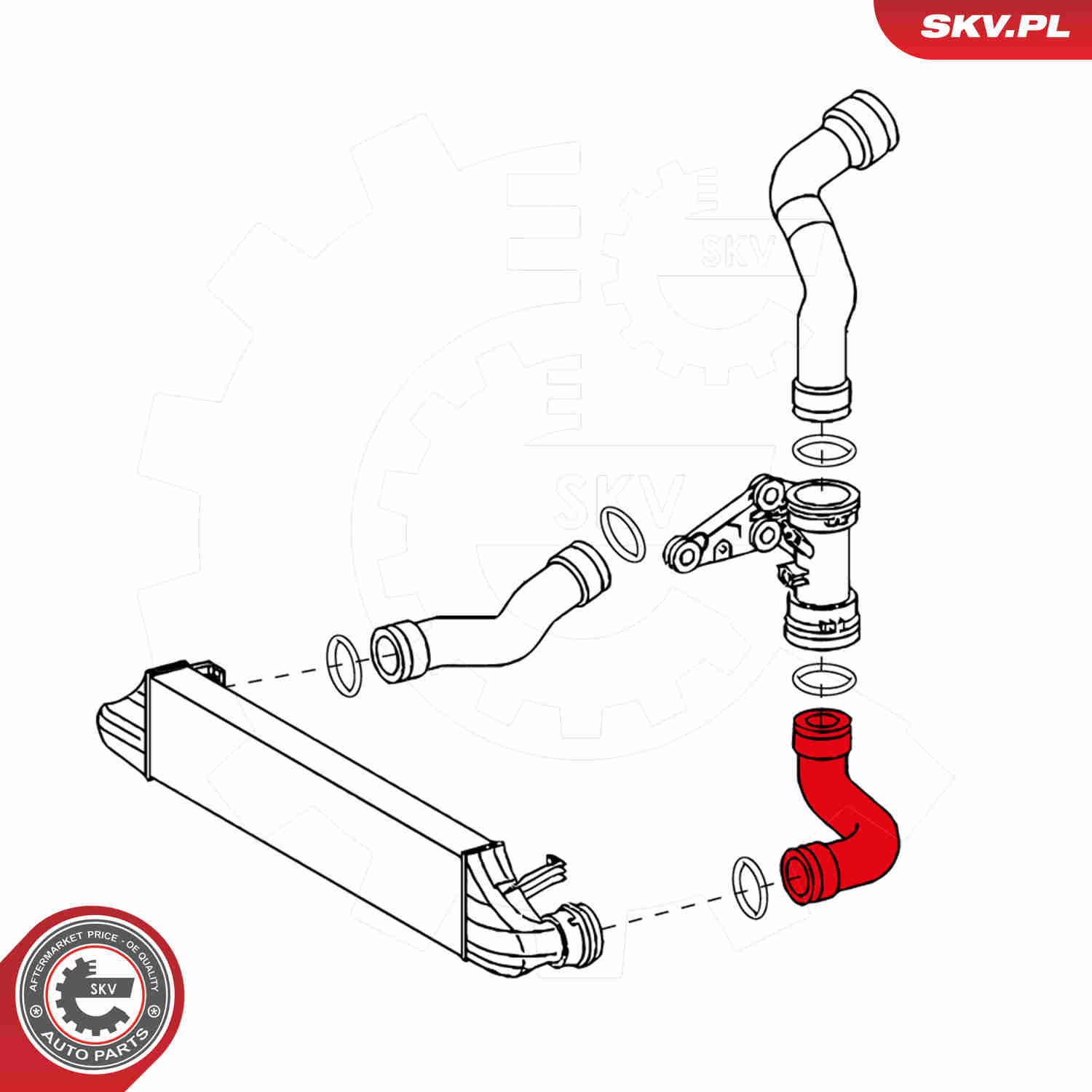 Charger Air Hose - 24SKV620 ESEN SKV