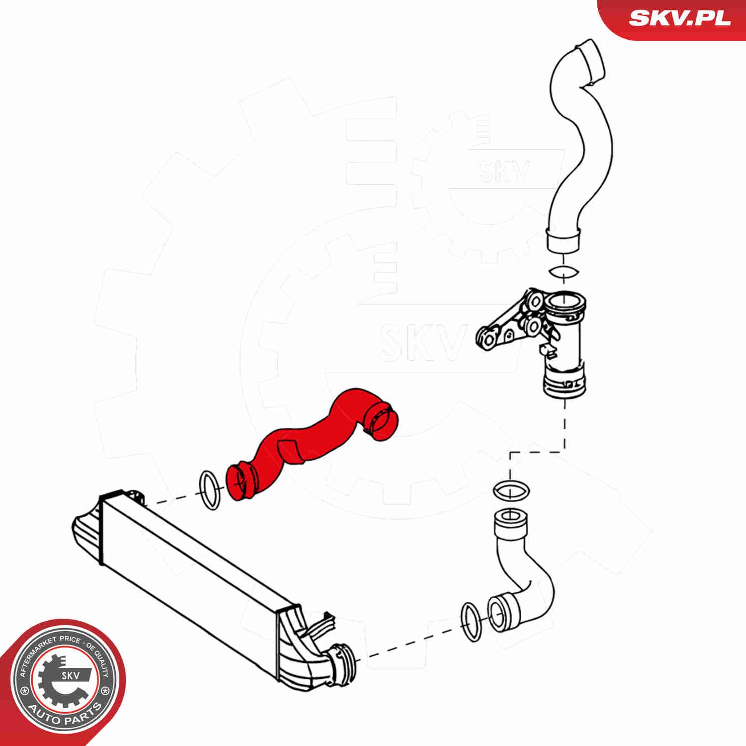 Charger Air Hose - 24SKV623 ESEN SKV