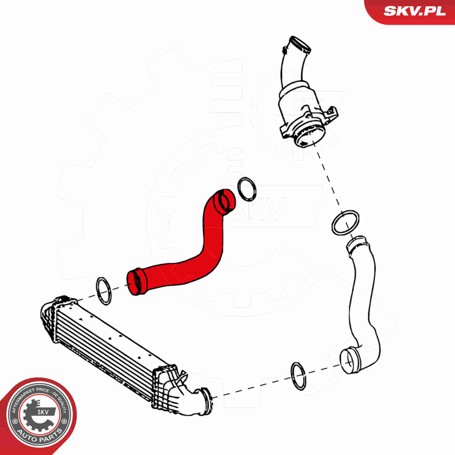Charger Air Hose - 24SKV630 ESEN SKV